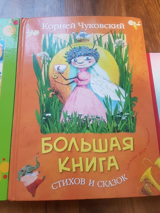 Книги стихи и сказки.