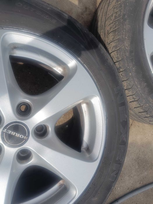 Set Jante Aliaj Borbet 16" 5x110 (KBA 45257) + Anvelope Vara 215/55 R16 Nexen