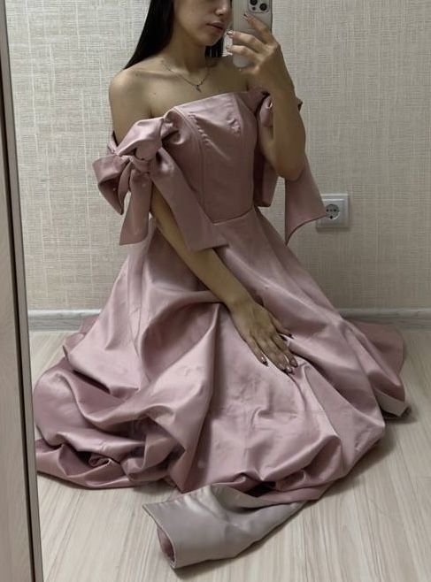 Вечернее платье в пол длинное