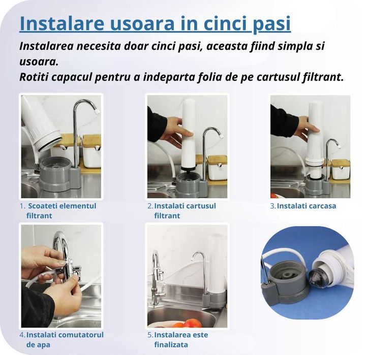 Filtru apa potabila Madynik™, purificator in ceramica, cap. 6000 lt