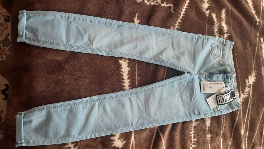 Дамски светлосини дънки