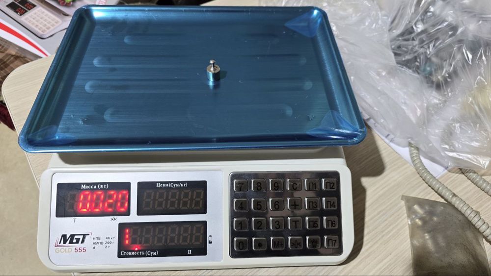 Весы торговые MGT GOLD-555