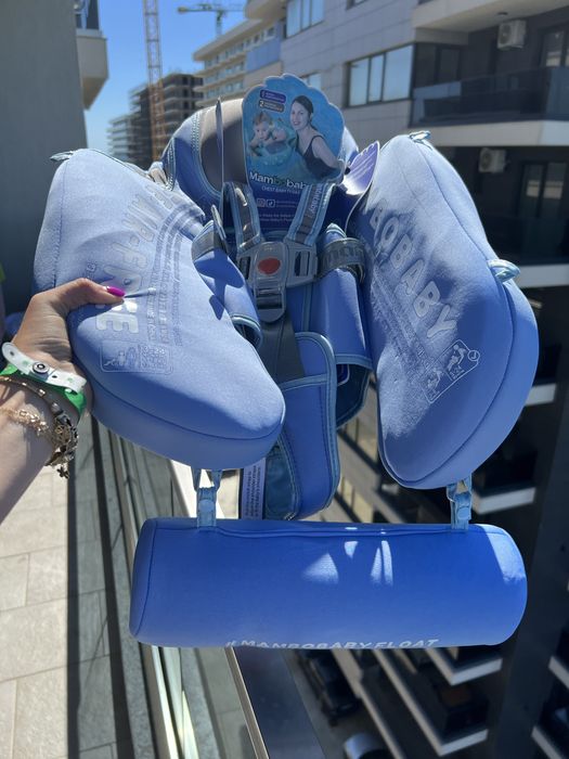 Colac de înot pentru bebeluși , ne-gonflabil + copertina UPF50+