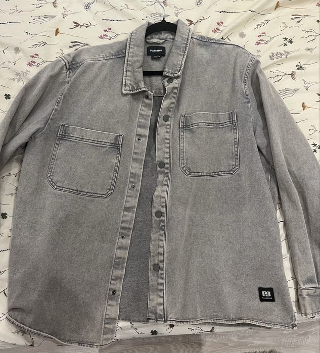 Мъжко яке Деним Pull & Bear