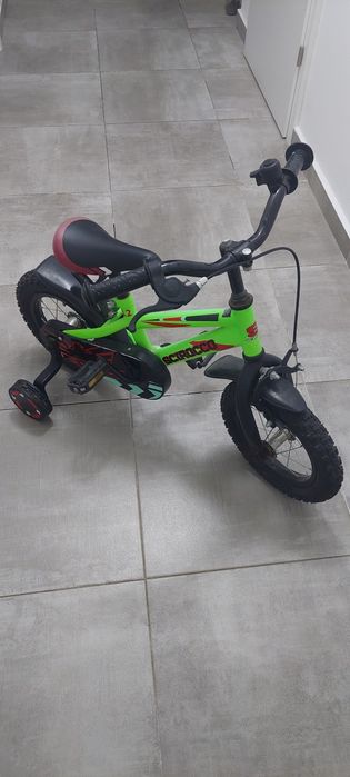 Bicicleta copii Scirocco cu roti ajutatoare