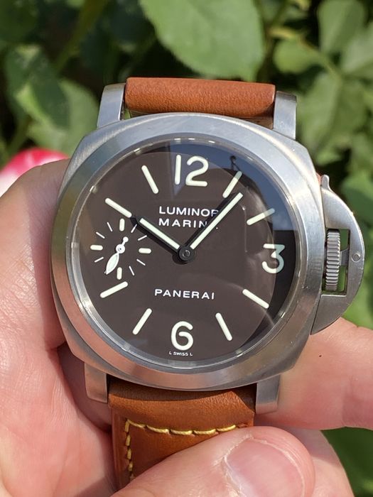 Panerai Luminor Marina  /cadran tabacco/ diver 300m Titan