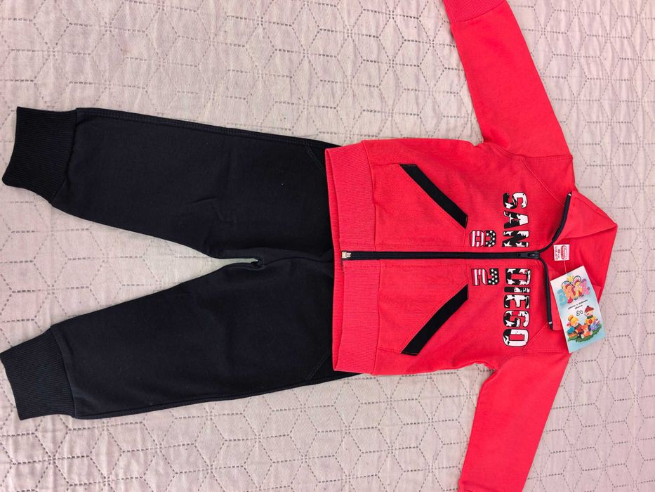 Нов български комплект момче 80-86