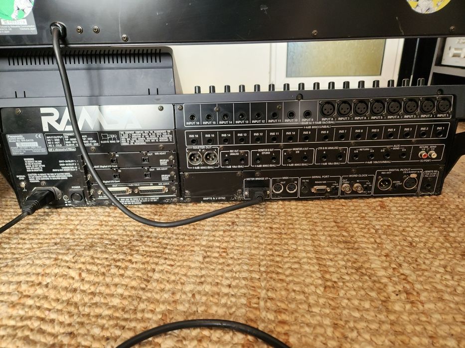 Mixer audio  de studio Ramsa wr da7 Made in Japan