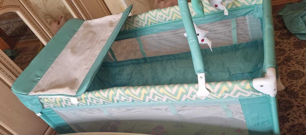 Кроватка трансформер манеж