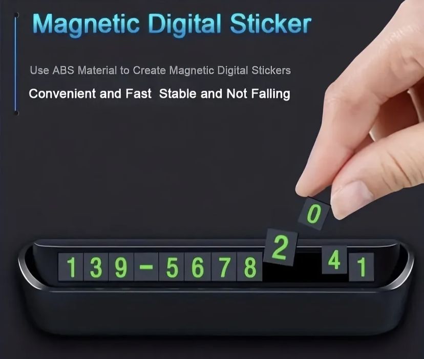 Suport auto  număr de telefon