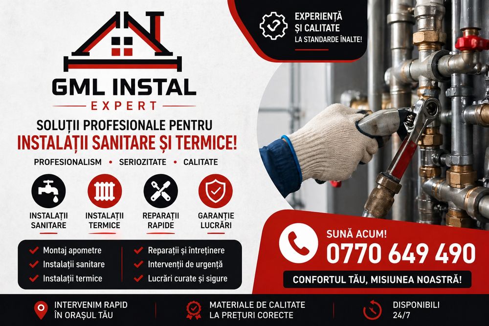 Instalator sanitar București