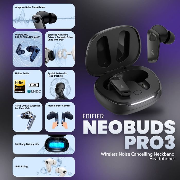 Edifier Neobuds PRO 3 Наушники/Аналог Оригинал Airpods pro 1/2/3