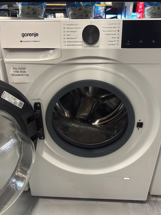 Mașină de spălat rufe 7kg Gorenje WGAM4S74A, factura si garantie 12 luni