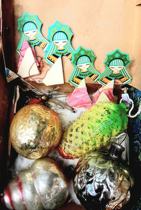 Новогодние ёлочные игрушки СССР