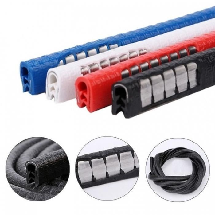 протектор лайсна за ръба на врата с метални щипки 5м бяла aptel ...