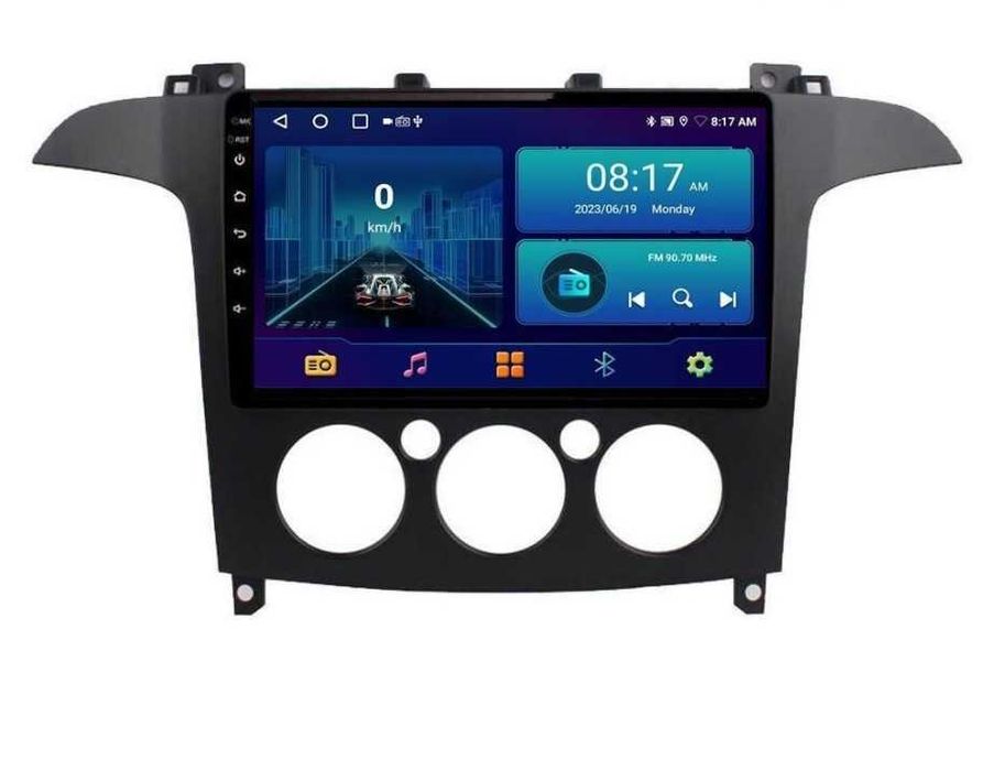 FORD S-MAX 2006-2014 - 9'' / 12,3''Андроид Навигация Климатик, 9216