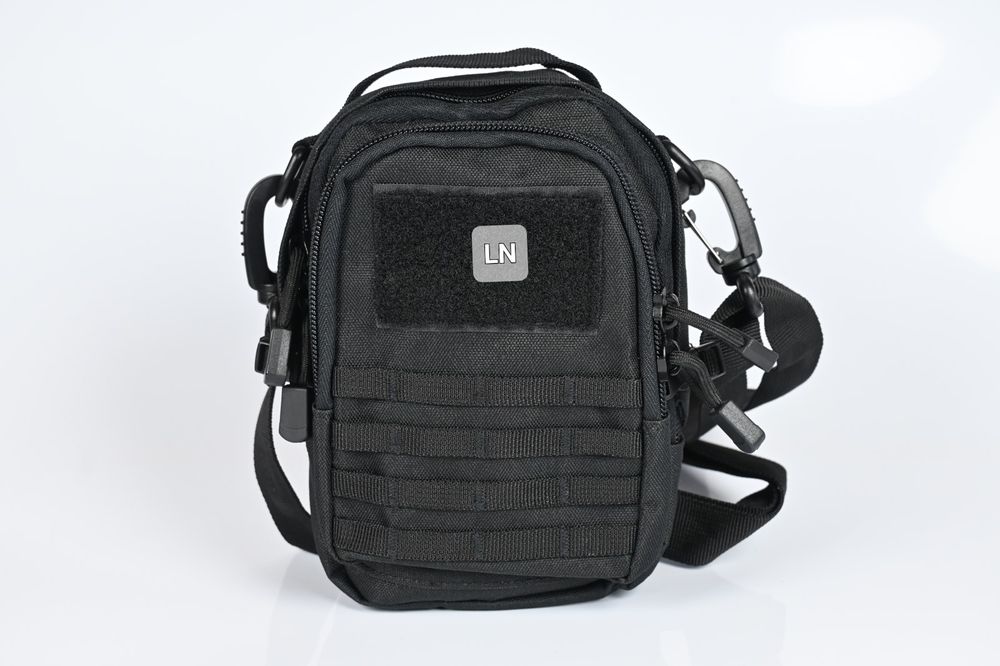 Малка тактическа чанта за колан, с дълга дръжка