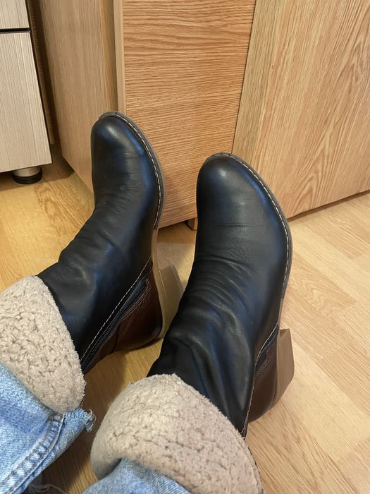 Ghete din piele, marimea 38