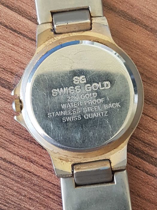 Ceas barbatesc de colectie, SWISS GOLD Quartz