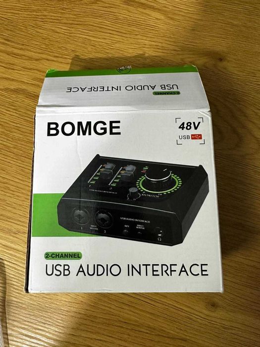 Audio interface USB BOMGE pentru podcast streaming studio