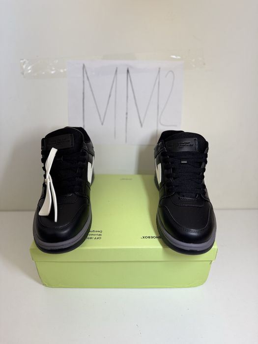 Adidasi Off-White Out Of Office Lace-Up Sneakers black and white