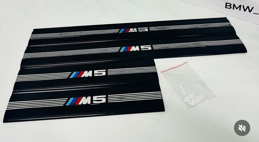 Накладки порога М5 бмв Е34