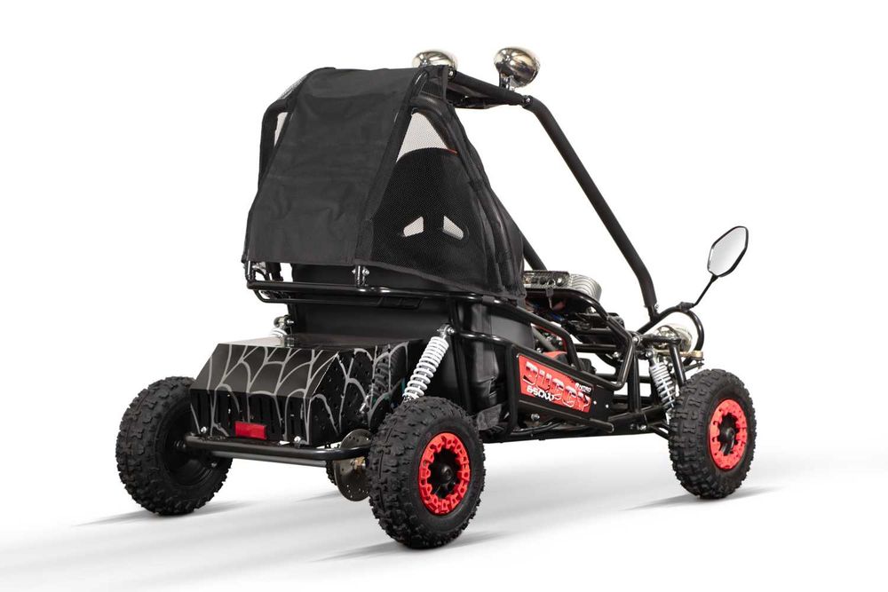 Buggy electric pentru 2 copii NITRO Gokart Hunt 650W 36V 20Ah black