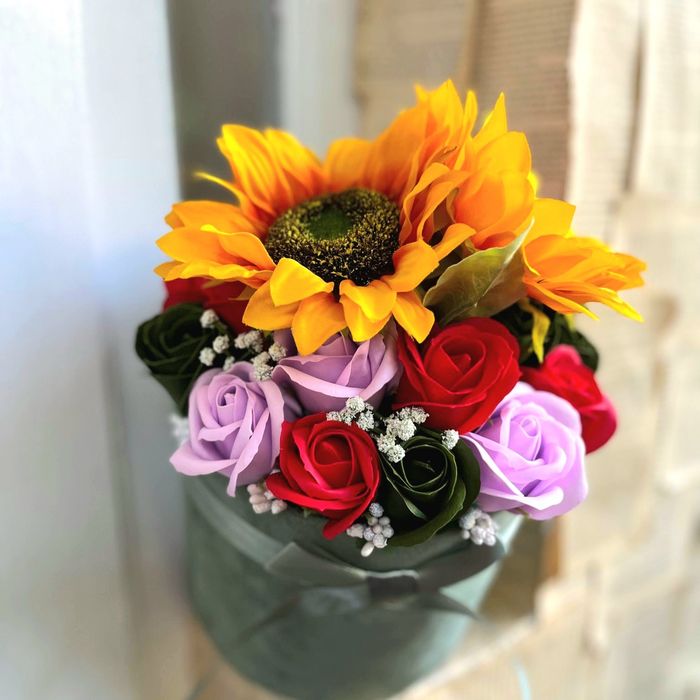 Aranjamente trandafiri de sapun flori cadouri buchete