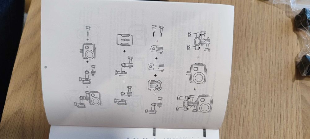 Crosstour CT9000 Action Camera 4K 20MP, подводна камера, селфи стик