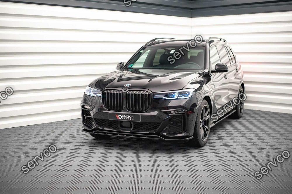 Prelungire splitter bara fata BMW X7 M G07 2018-22 v1 Maxton Design