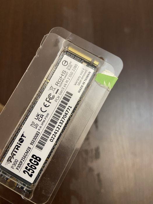 SSD M.2 NVMe 256GB