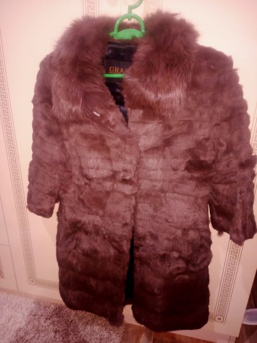 Шуба бабер теплый