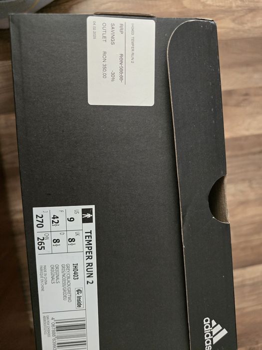 ADIDAS TEMPER RUN 2 NOI IN CUTIE 42.5 * nike,puma,reebok,asics,hoka