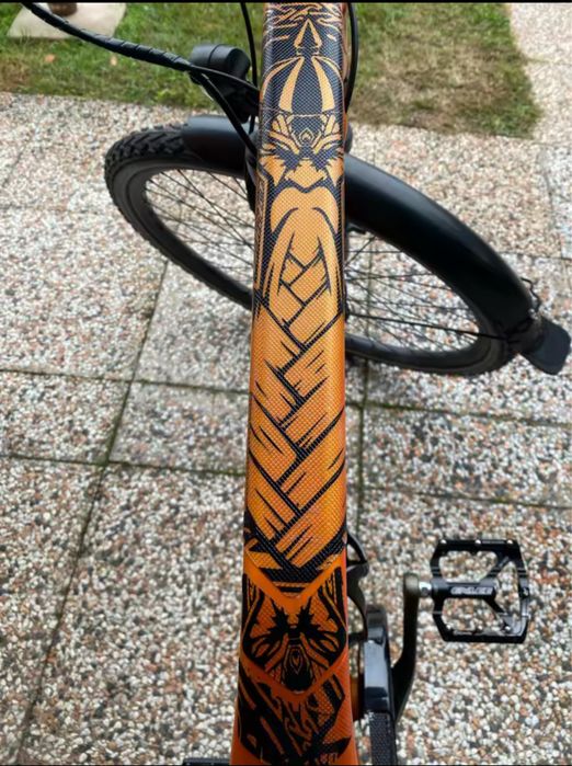 Folie protectie cadru bicicleta 6 modele mtb ebike autocolant cadru