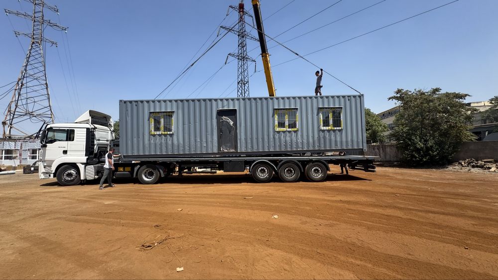 Konteynir ofis контейнер под офис 40 футовы