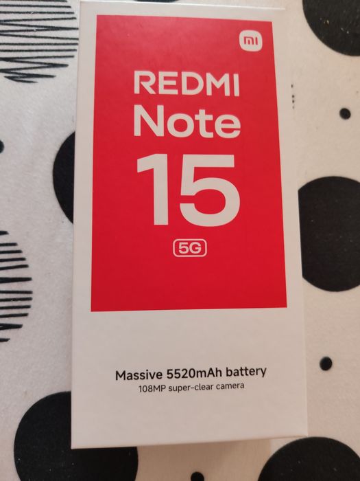 Redmi note 15 Nou 770 roni Factura fiscala 8 cu 256 giga