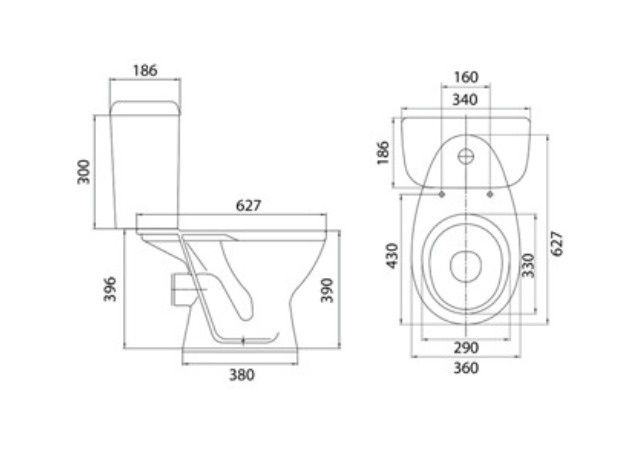 Унитаз напольный Santeri Pro оптом