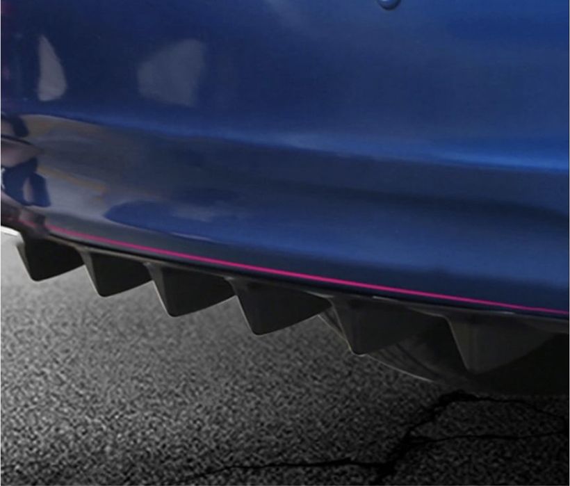 Тюнинг авто дифузор заднего бампера