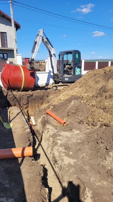 Fose Fosa septica ecologica Fibra de sticla Montaj Fosa septica  beci