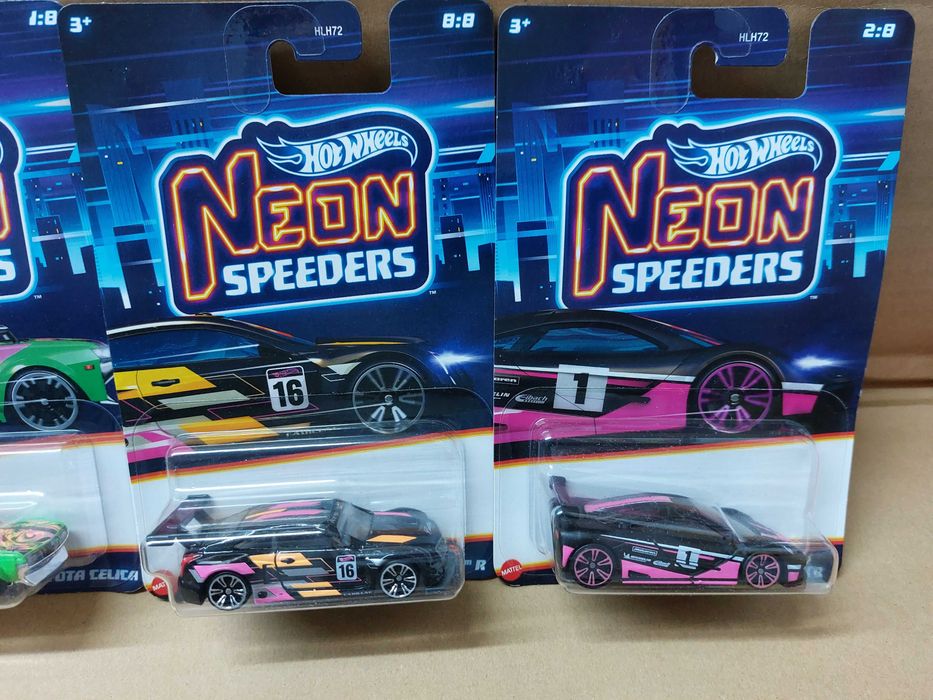 Колички Hot Wheels NEON SPEEDERS/ Хот Уилс - 7 модела / 011