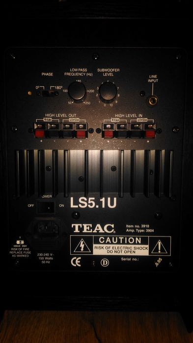 Subwoofer activ TEAC LS5.1U 150 Watts