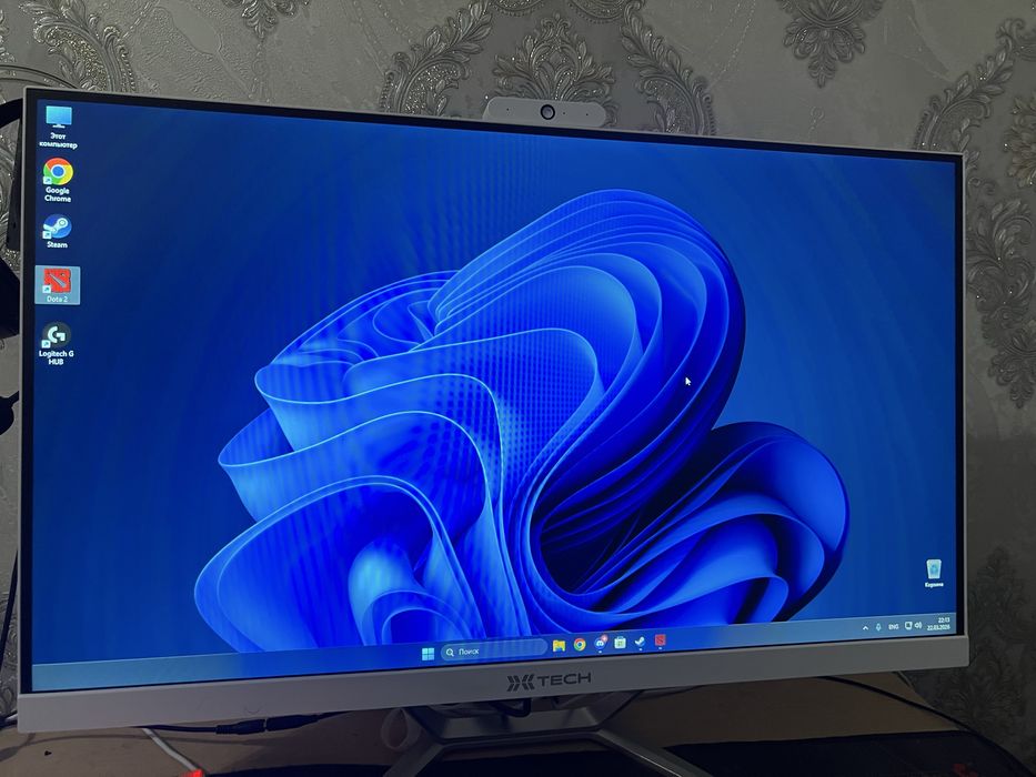 Мощный белый моноблок для офиса 27, i3 12100t