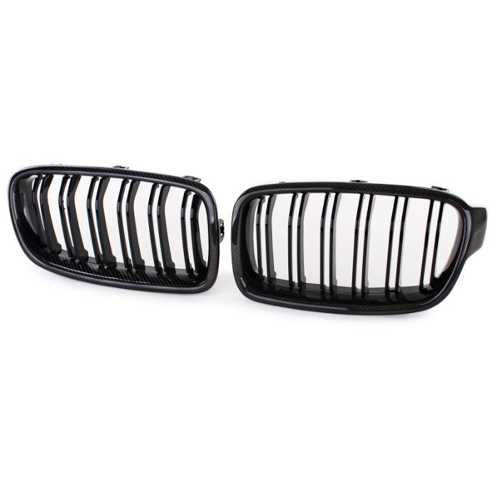 Grile duble BMW seria 3 F30 F31 intre 2011 si 2015 model Carbon Maro