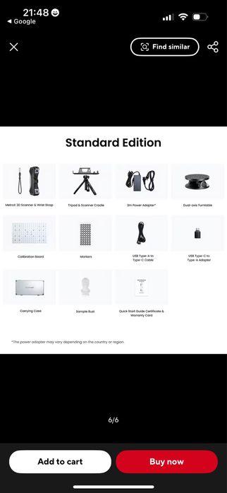 Scanner Revopoint MetroX