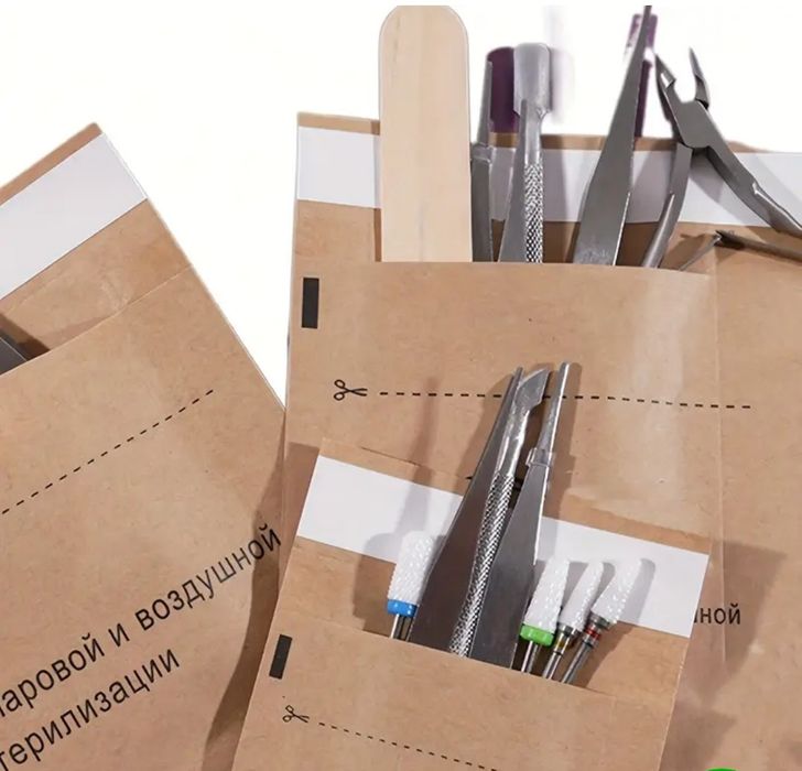 50 bucăți pungi pentru unghii de unică folosință