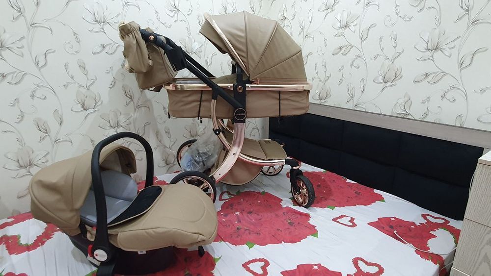 Коляста с амортизатором с тройной насадкой