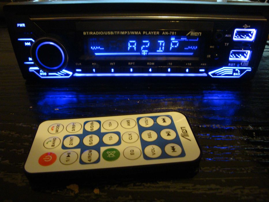 CD Player mp3 USB bluetooth SD Card AUX Radio FM AM telecomanda