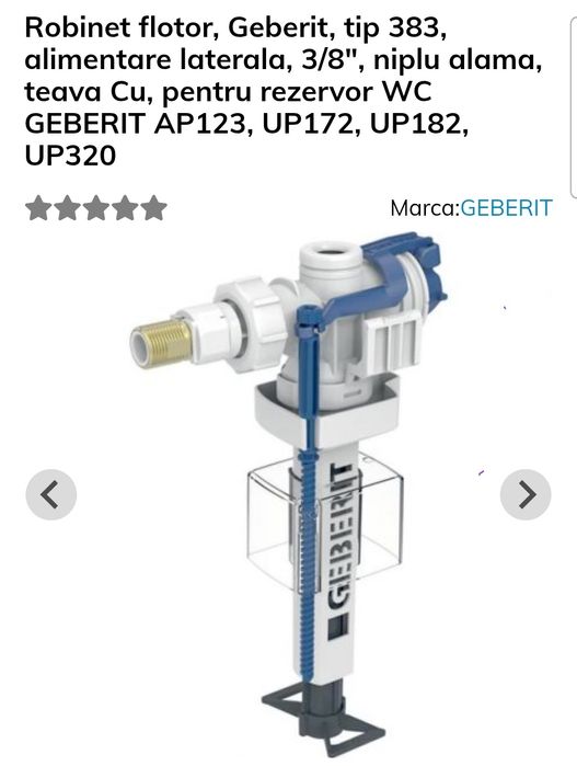 Robinet flotor Geberit
