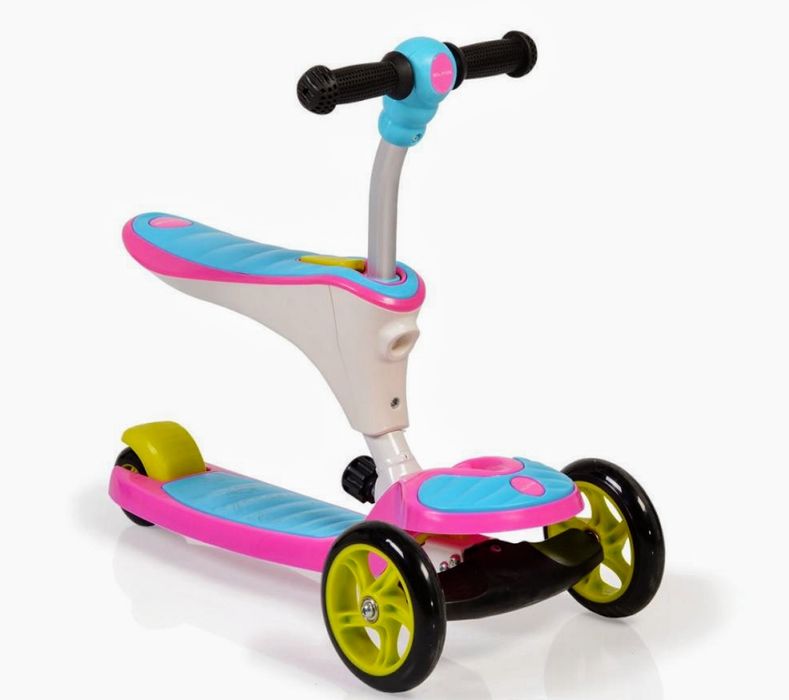 Byox Тротинетка Elfin розова 2 в 1