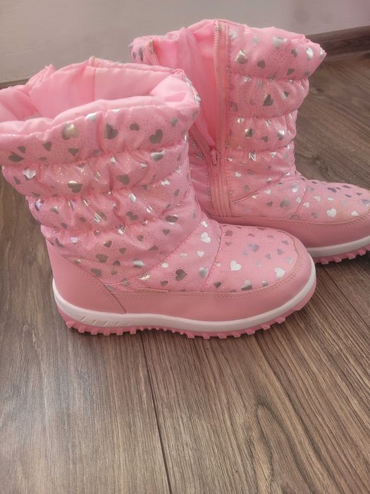 Cizme imblanite roz-marimea 34